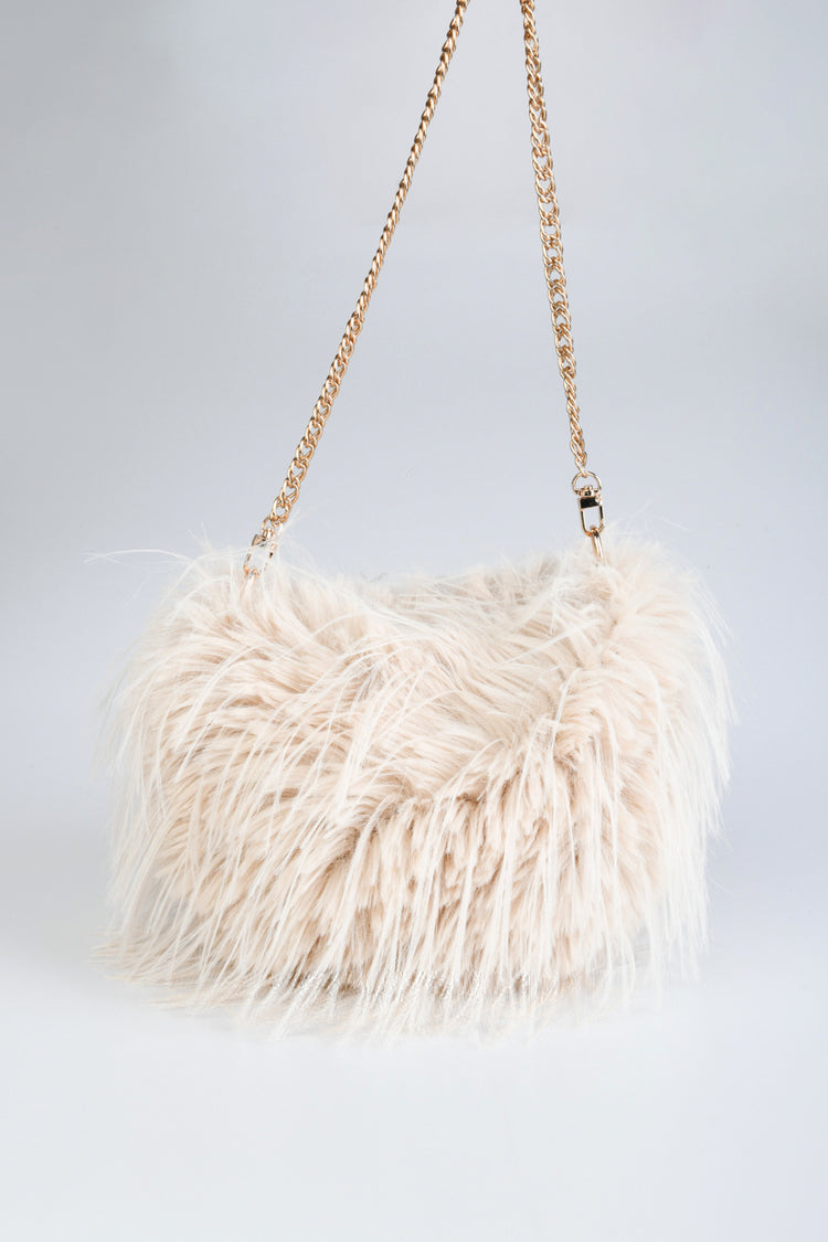 Borsa  in faux fur