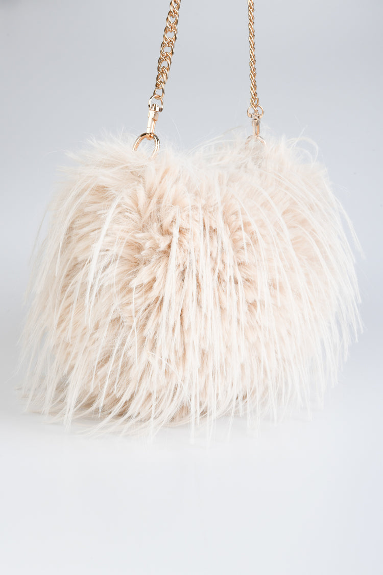 Borsa  in faux fur