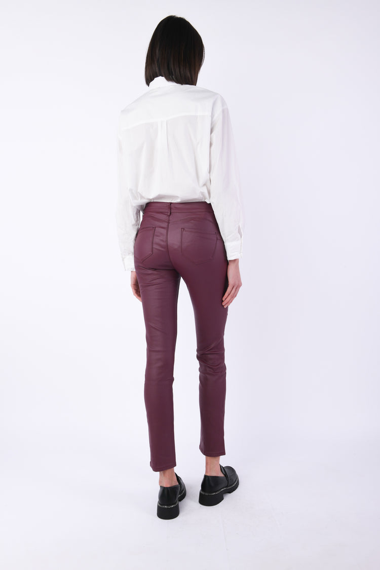 Pantaloni in tessuto spalmato