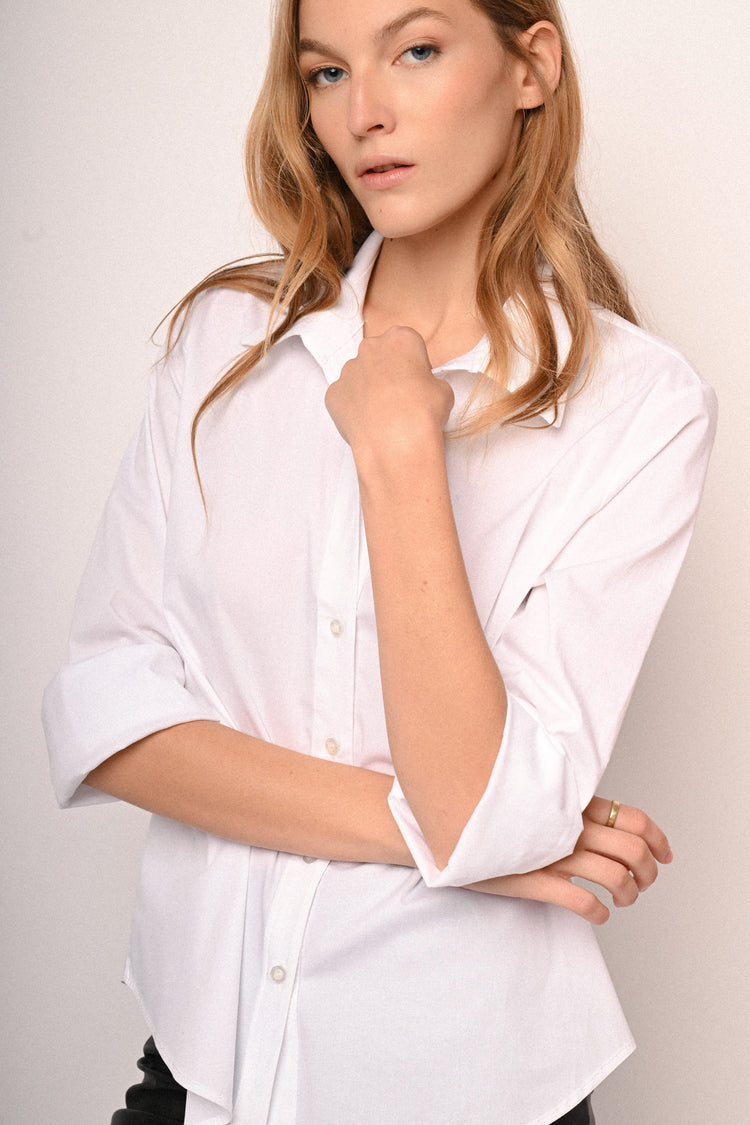 Camicia con bottoni gioiello