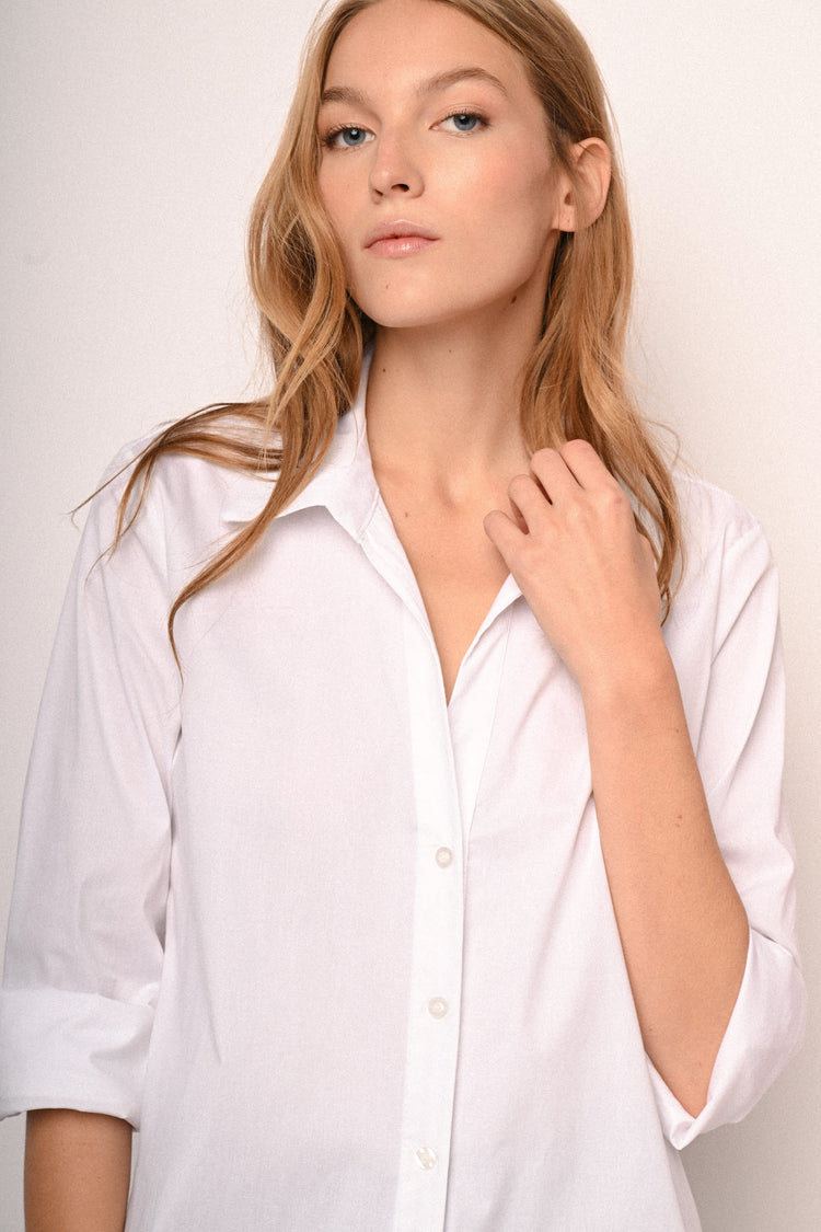 Camicia con bottoni gioiello