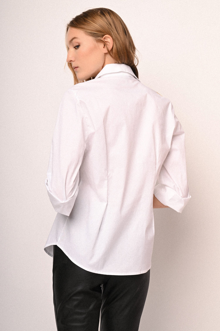 Camicia con bottoni gioiello