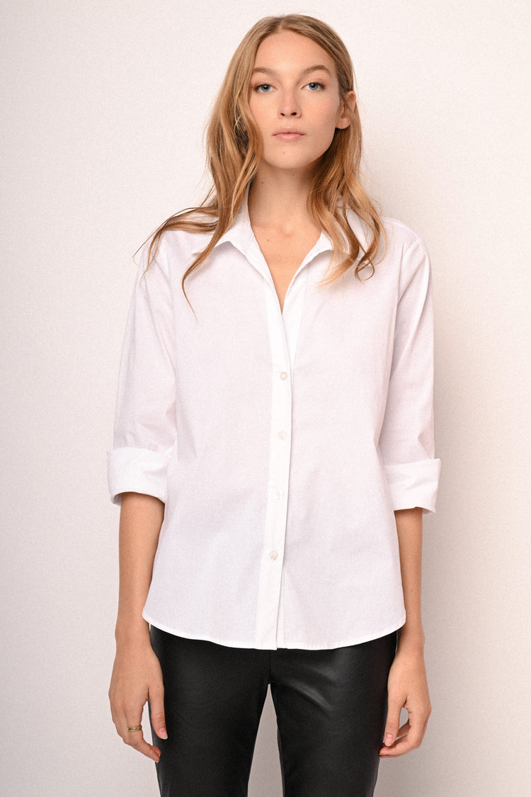 Camicia con bottoni gioiello