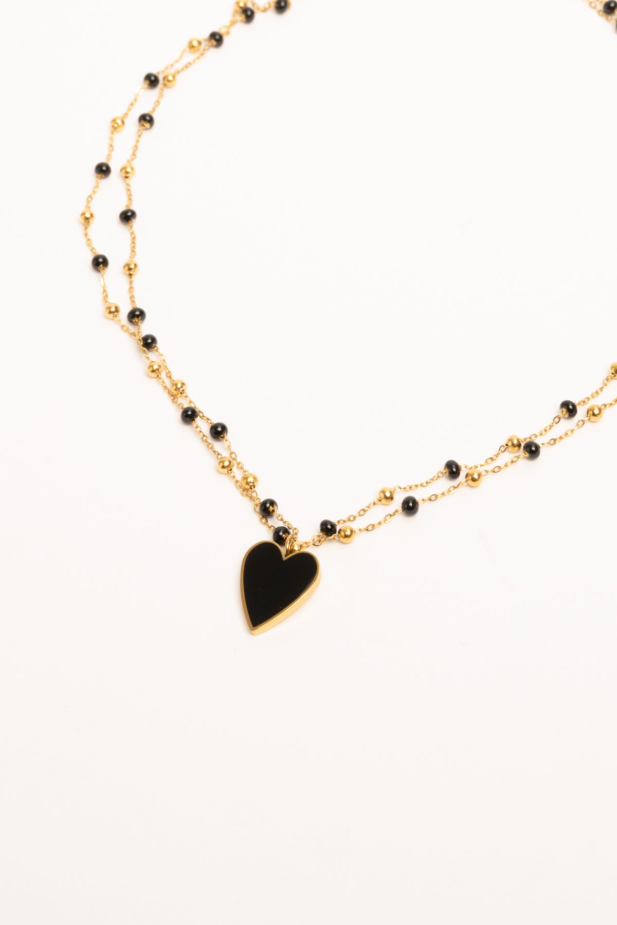 Collana catena e pendente cuore