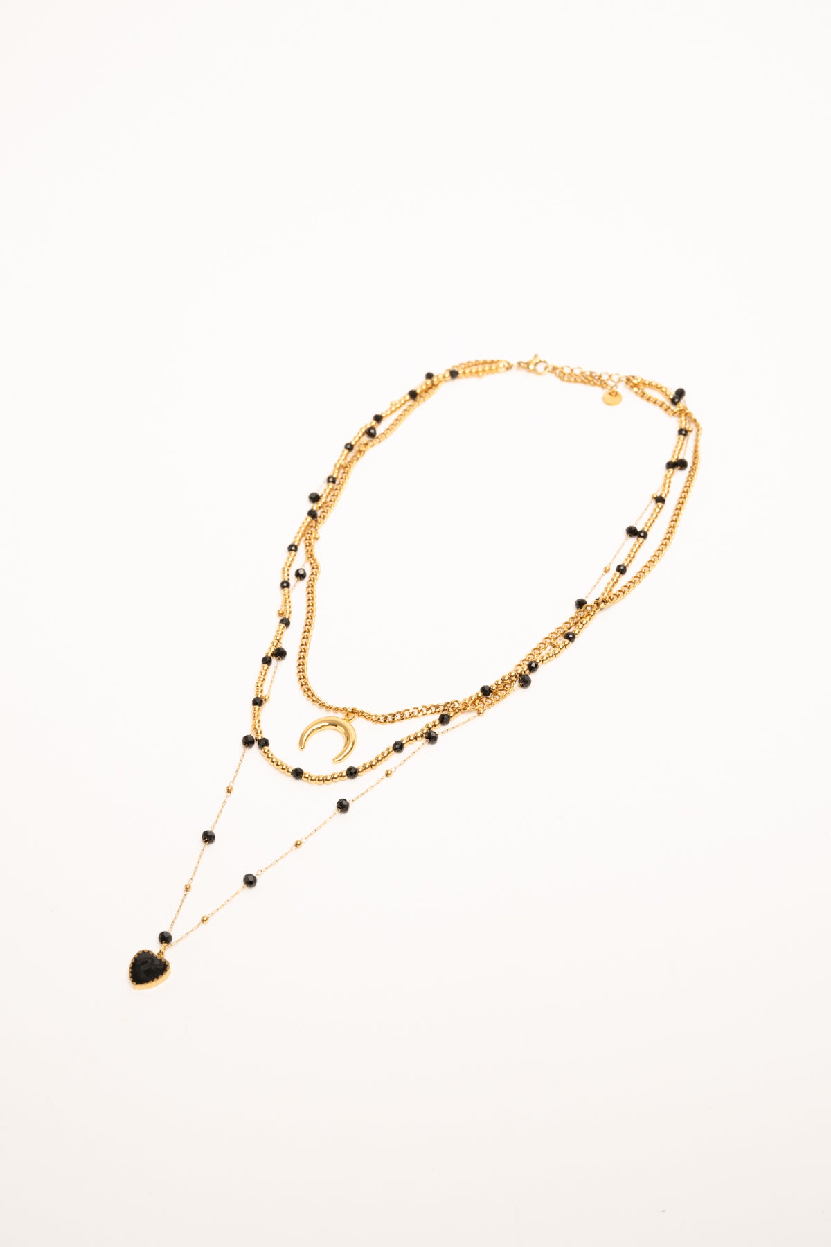 Collana catene multiple pendenti