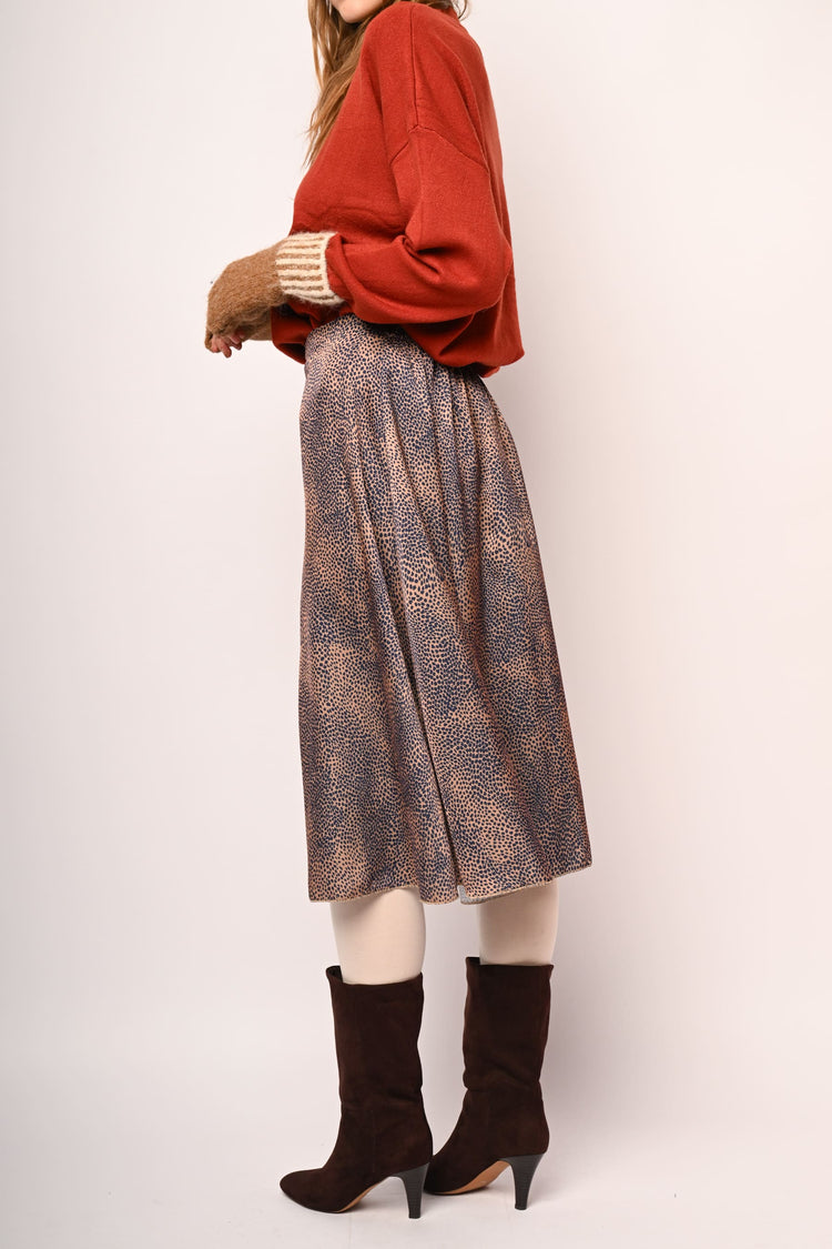 Gonna fantasia micro pois irregolare