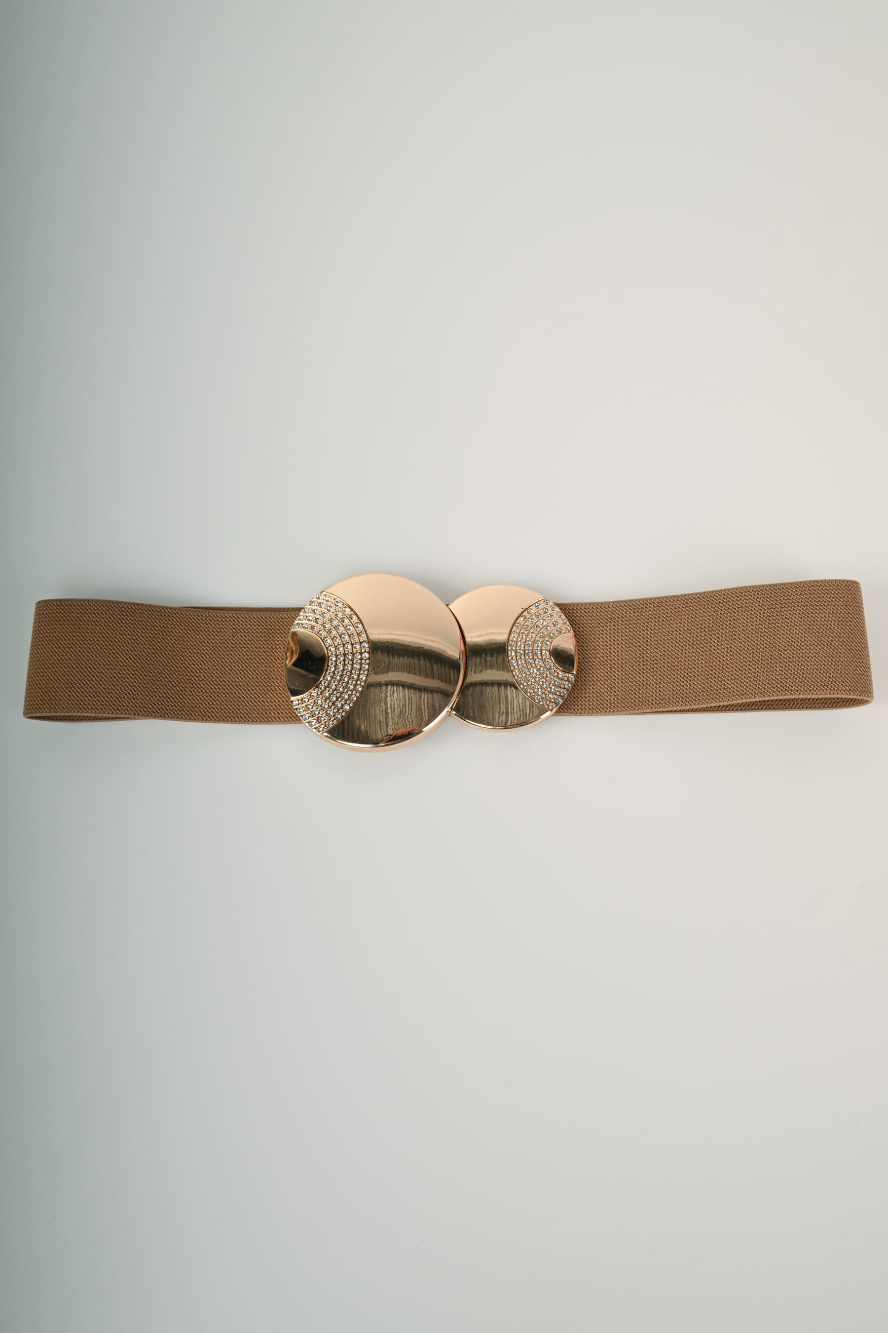 Cintura Elastica Donna QUEEN HELENA CI022-9 | 70 Cm, Poliestere Ed Ecopelle, Fibbia Con Gancio