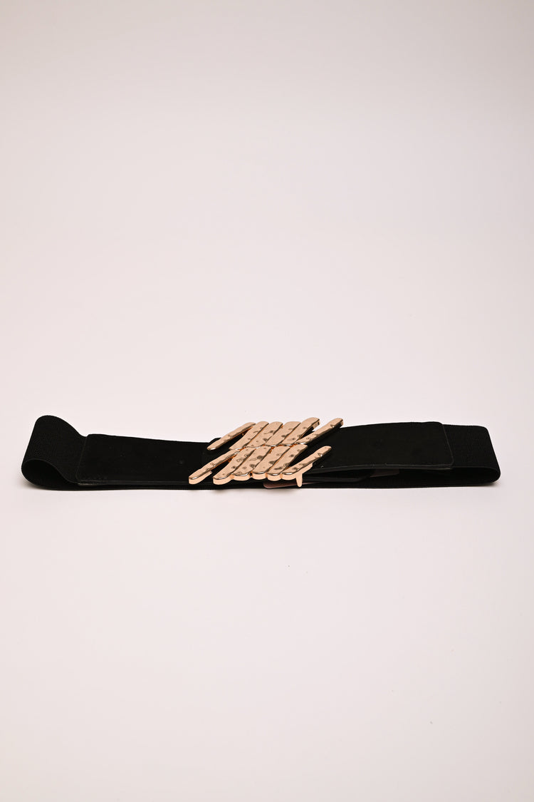 Cintura elastica con fibbia a barre