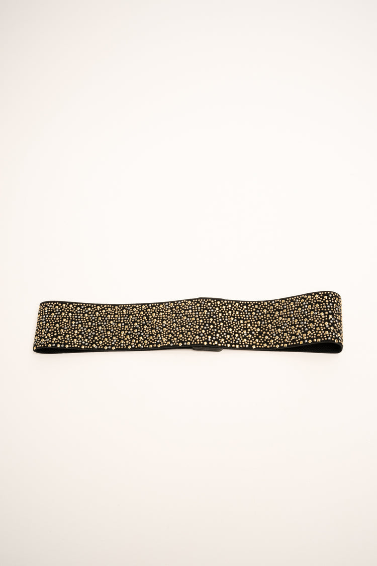 Cintura elastica strass