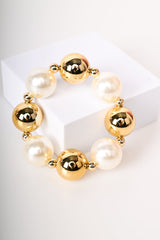 Bracciale con perle e sfere