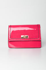 Borsa a tracolla in vernice