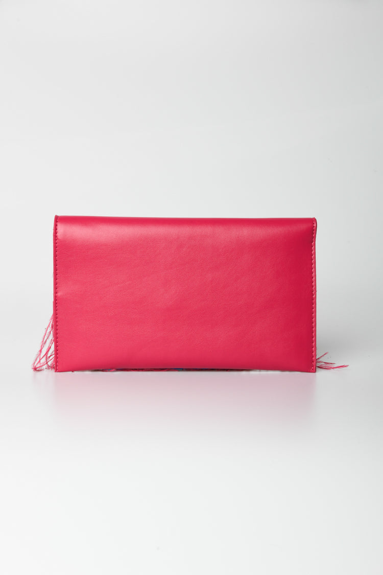 Pochette con piume