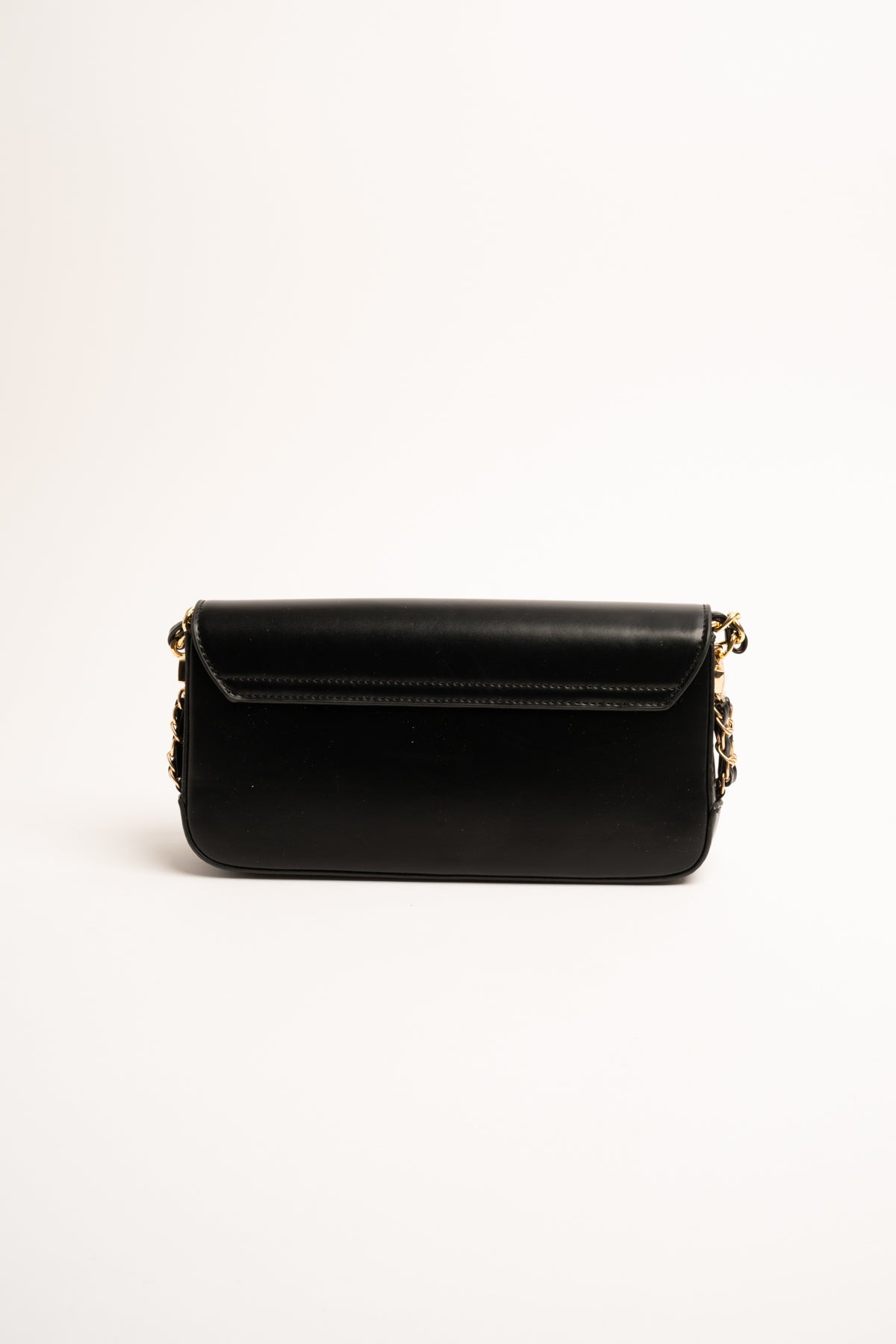 Pochette con manico a catena nero