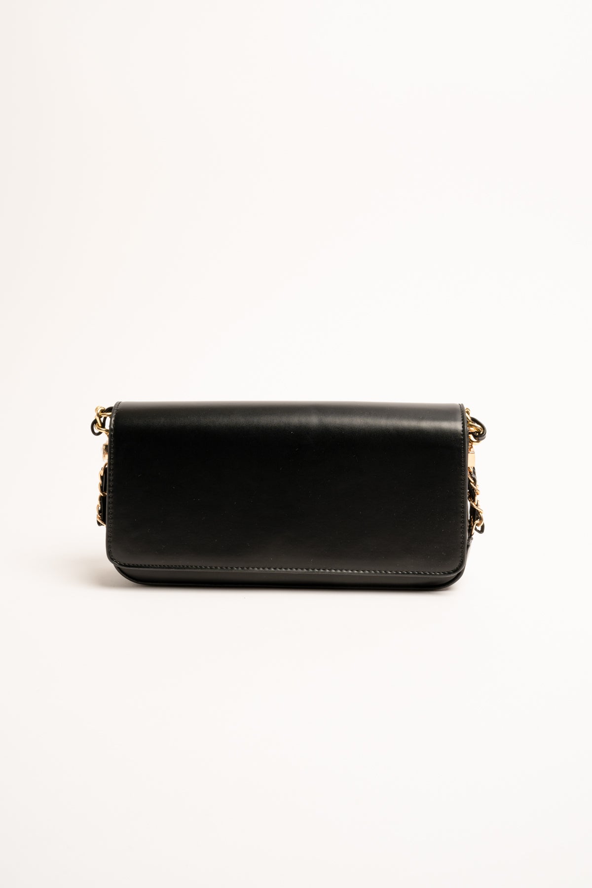 Pochette con manico a catena nero
