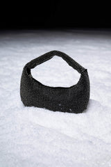 Borsa con decorazione strass