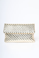 Pochette con motivo intrecciato