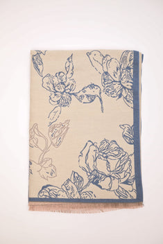 Sciarpa fiore orientale