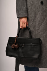 Borsa a mano con portachiavi