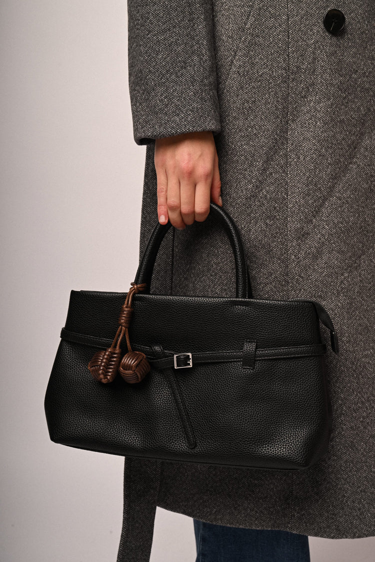 Borsa a mano con portachiavi