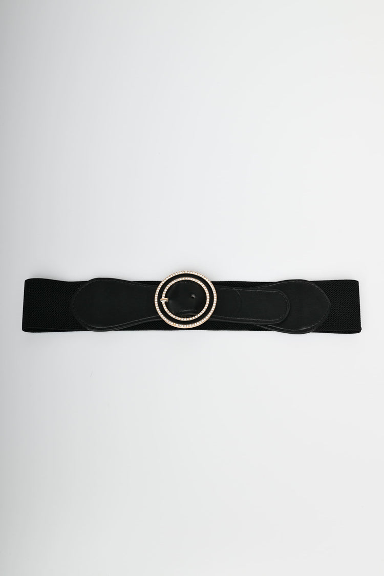 Cintura elastica con fibbia gioiello