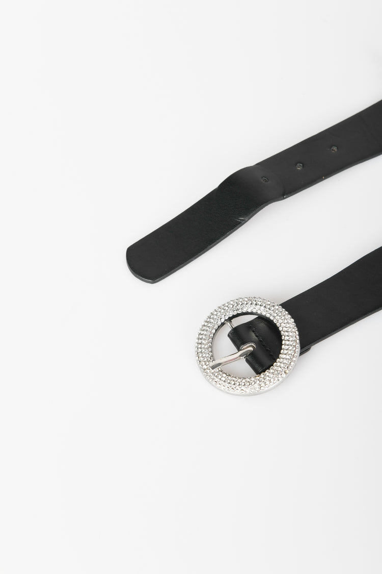 Cintura elastica con fibbia tonda