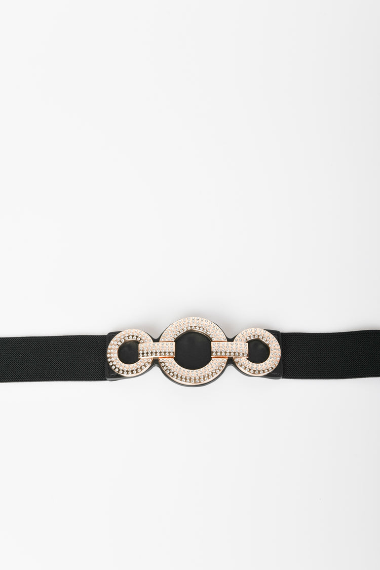 Cintura elastica con fibbia gioiello