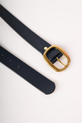 Cintura classica in pelle