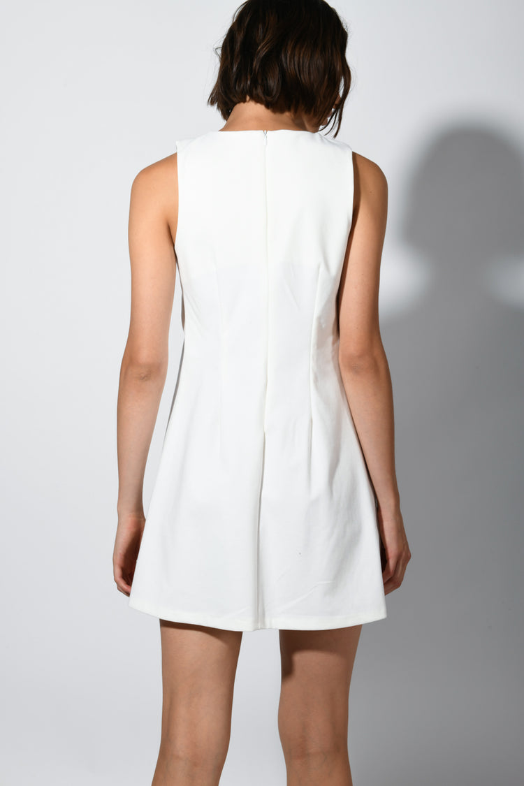 Mini abito con cut-out