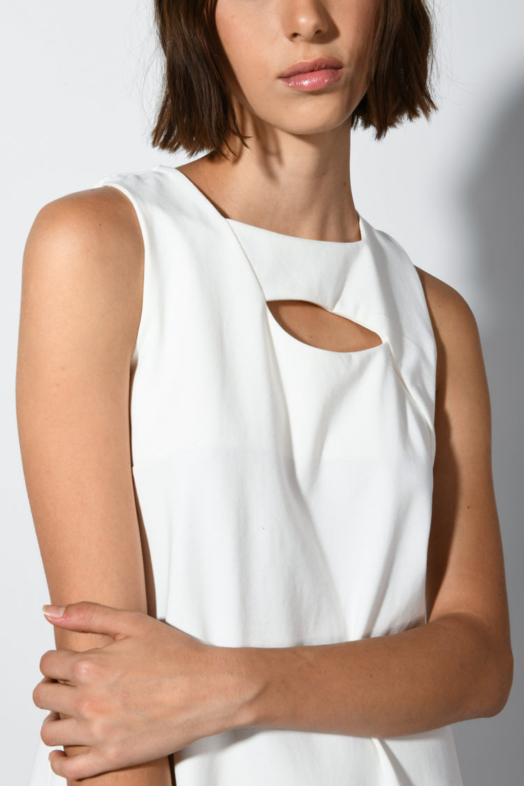 Mini abito con cut-out