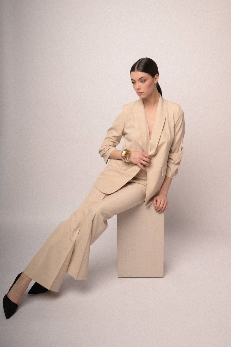 Pantaloni zampa basic