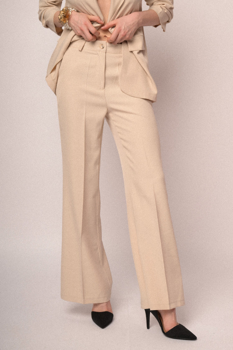 Pantaloni zampa basic