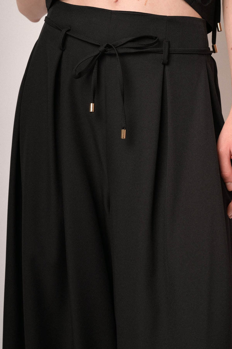 Pantaloni palazzo con pince
