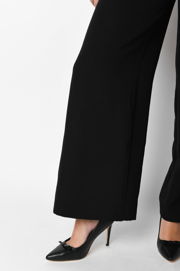 Pantaloni palazzo a vita alta