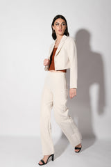 Pantaloni palazzo a vita alta