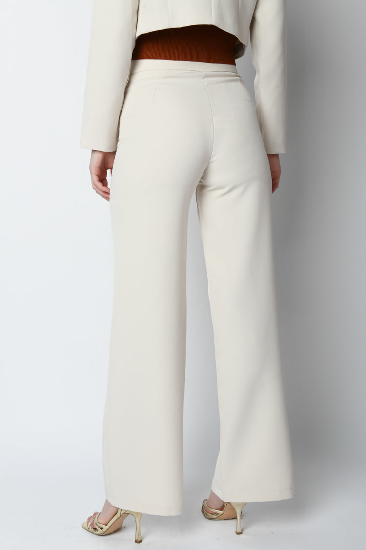 Pantaloni palazzo a vita alta