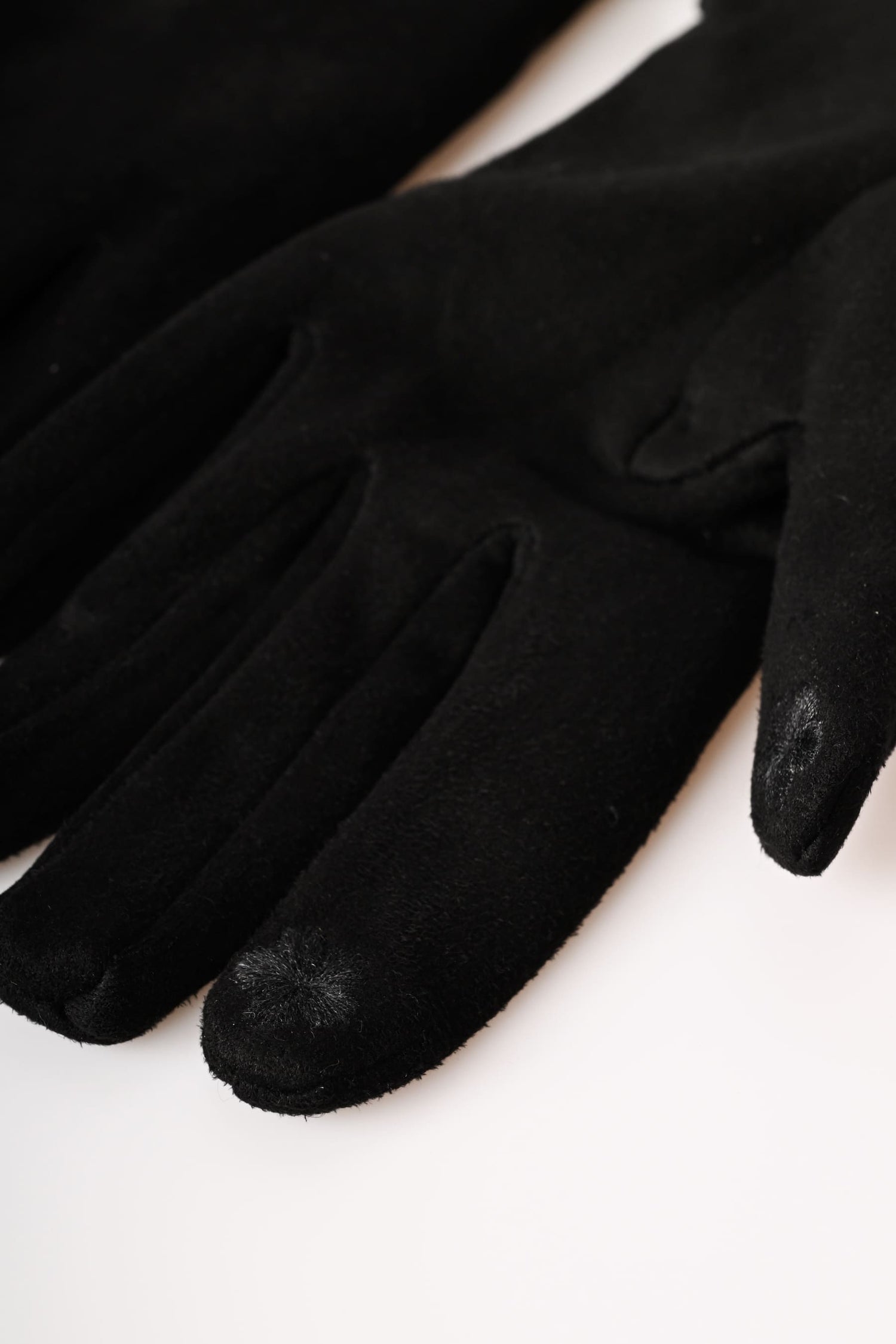 Guanti Invernali Donna Lusso – Velluto Nero Con Strass – Caldi E Compatibili Touchscreen - Foto 6