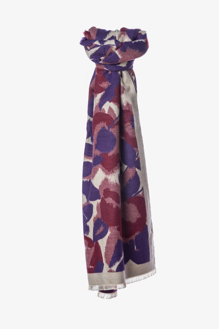 Sciarpa a stampa floreale