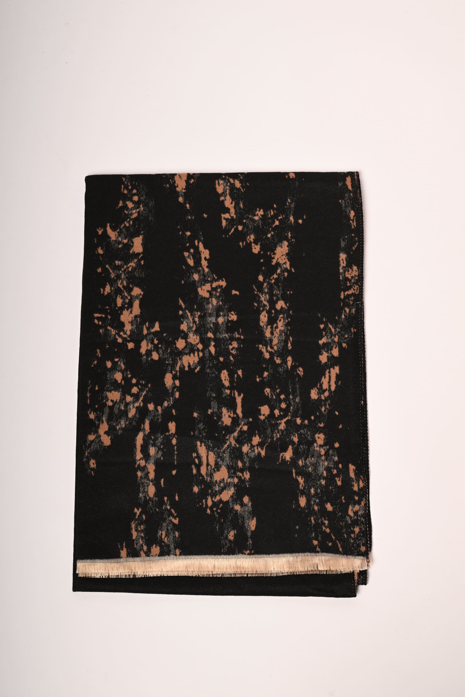 Sciarpa con motivo astratto