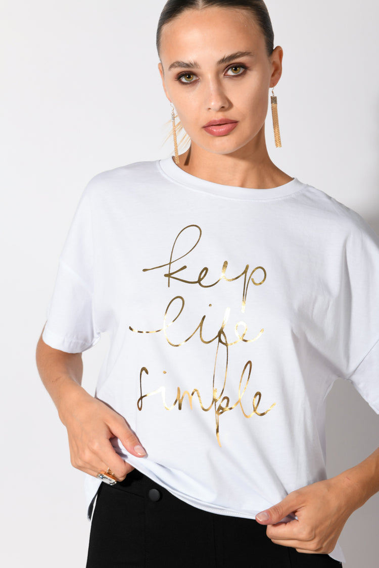 T-shirt Keep Life Simple