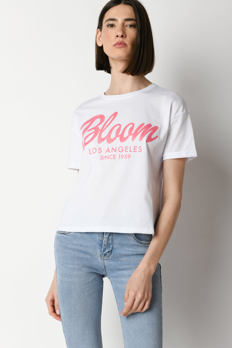 T-shirt Bloom in cotone