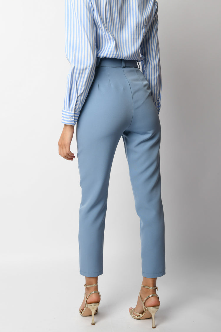 Pantaloni slim-fit con cintura